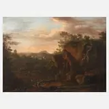 Franz Joachim Beich, Sommerabend, Öl auf Leinwand