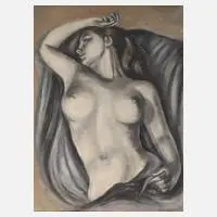 A. Ackerman, Frauenakt, Öl auf Leinwand