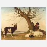 Julius Paul Junghanns, "Idyll", Öl auf Leinwand