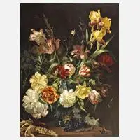 Herbert Kampf, "Blumenstück" GDK 1942, Öl auf Hartfaserplatte
