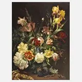 Herbert Kampf, "Blumenstück" GDK 1942, Öl auf Hartfaserplatte
