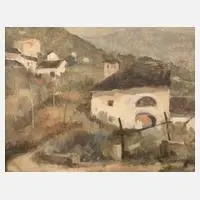 Bruno Nizzola, Schweizer Berglandschaft, pastelltonige