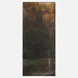 Theodor Schnitzer, Abendstimmung, Öl auf Leinwand