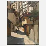 Nikola Tanev, Straße in Tirnova