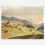Weyh, "Partie auf der Mühlenbacherhöhe", Öl auf Leinwand
