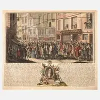 Pariser Aktienhandel by Christoph Weigel, Kupferstich auf Bütten, sold Mar 2026