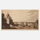 Robert Bowyer, Blick auf Moskau, Aquatintaradierung