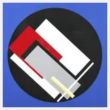 Jean Gorin, Geometrische Komposition, Farbserigraphie auf leichtem Karton