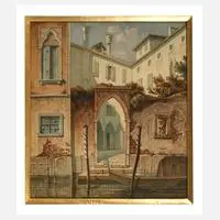 Arthur Blaschnik, Partie in Venedig, Aquarell