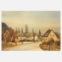 Hermann Teuber, Sommertag, Aquarell