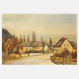 Hermann Teuber, Sommertag, Aquarell