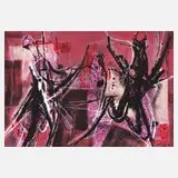 Alf Welski, "Figurativ 1. Variation", Mischtechnik