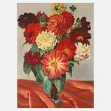 Curt Großpietsch, Blumenstillleben, Öl auf Leinwand