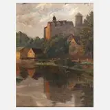 Hans Lindner, Schloss Wildeck, Öl auf Leinwand