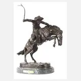 "Bronco Buster" by Frederic Remington, Bronze, sold Mar 2026