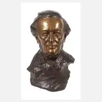 Raphaël Nannini, große Büste Richard Wagner, Bronze
