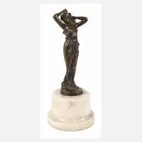 Mark, kleine Jugendstilschönheit, Bronze