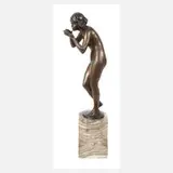 Prof. Victor Heinrich Seifert, "Trinkende", Bronze