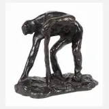 Bernhard Hoetger, Bauer mit Spaten, Bronze