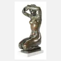 Arno Breker, "Die Sinnende", 1981, Bronze