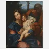 Stanislao Ferrazzi, "Heilige Familie" nach Maratta, Öl auf Leinwand
