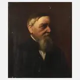 Willi Döring, Bildnis des Vaters Wilhelm Döring, Öl auf Leinwand
