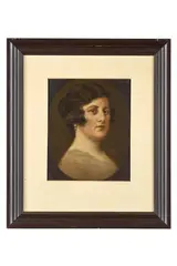 Z rodiny Ursíny (Dáma v bielom) by Milan Thomka Mitrovský, 1927, Olej na dreve, sold Jun 2022
