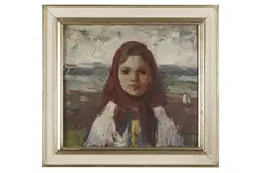 Mária Medvecká, Po daždi, Okolo 1950, Olej na plátne, na sololite
