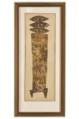Jozef Jankovič, Totem, 1962, Monotypia na papieri