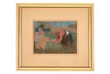 Anton Jasusch, Na poli, Pred 1918, Pastel na papieri