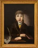 János Rombauer, Chlapec s kalamárom (Teodor Csáky?), 1804, Olej na plátne