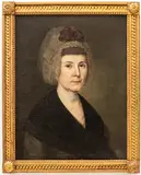 Jakub Stunder Ján, Portrét ženy v čepci, Pred 1810, Olej na plátne