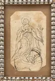 Vojtech Klimkovich, Immaculata, Okolo 1860, Tuš na papieri