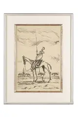 Cyprián Majerník, Don Quijote, 1944, Litografia na papieri