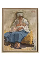 Štefan Polkoráb, Matka, 1930, Olej na plátne