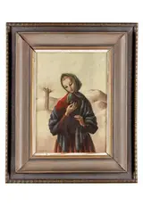 Edita Spannerová, Prvá jarná snežienka, 1949, Olej na plátne, dublované