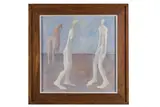 Milan Paštéka, Stretnutie, 1983, Olej na plátne