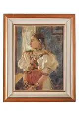 Gustáv Mallý, Važtianka, Okolo 1932, Olej na lepenke