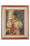 Gustáv Mallý, Važtianka, Okolo 1932, Olej na lepenke