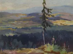 Alojz Struhár, Rúbanisko, 1930, Olej na plátne