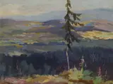 Alojz Struhár, Rúbanisko, 1930, Olej na plátne