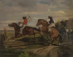 Na koni by Alfred Steinacker, Okolo 1890, Olej na plátne, sold Jun 2020