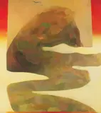 Alexander Eckerdt, Zahlmená krajina, 1980, Olej na plátne