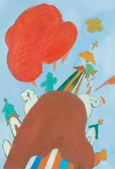 Andrej Rudavský, Zvonica (Pod ťarchou režimu), 1972, Pastel na papieri