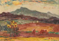 Mária Medvecká, Oravská jeseň, Okolo 1965, Olej na plátne