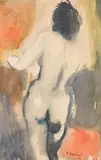 Ferdinand Hložník, Akt zozadu
