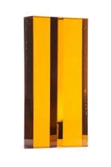 Sklenená plastika I by Ján Zoričák, 2017, Optické brúsené sklo, sold Dec 2019
