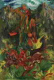 Peter Arnold Weisz-kubínčan, Poľovník, Okolo 1940 - 1944, Olej na sololite
