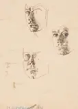 Ladislav Mednyánszky, Štúdie tvárí