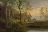 Anton Wallner, Pastierik, Okolo 1860, Olej na plátne
